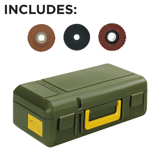 PROXXON MICROMOT LHW/A Long Neck Angle Grinder Battery Powered Variable Speed