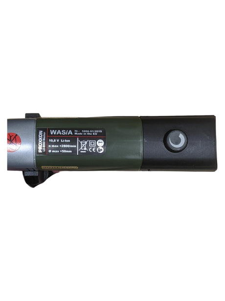 PROXXON MICROMOT WAS/A Cylinder Sander Kit in action, ideal for precision finishing in tight spaces