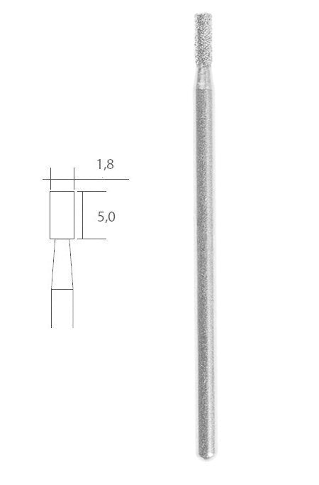 PROXXON 1.8mm Diamond Grinding Bit for Dremel, stainless steel body, for grinding steel, glass, ceramics, porcelain & plastics