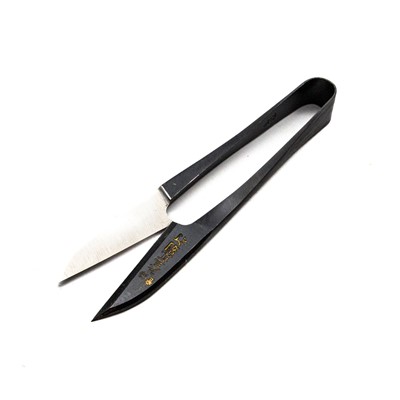 Nigiri 105mm Short Blade Shirogami Scissors with Black Finish
