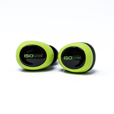 ISOtunes FREE 2.0 Wireless Bluetooth Earbuds - Safety Green