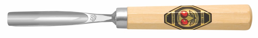 Kirschen # 6 Profile Long Bent Blade Medium Carving Chisels