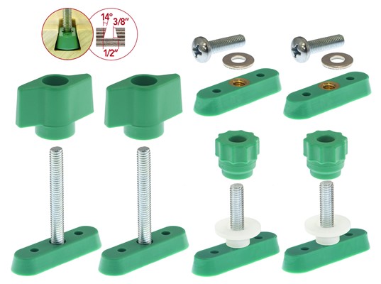 Micro Jig MatchFit Dovetail Clamp Hardware