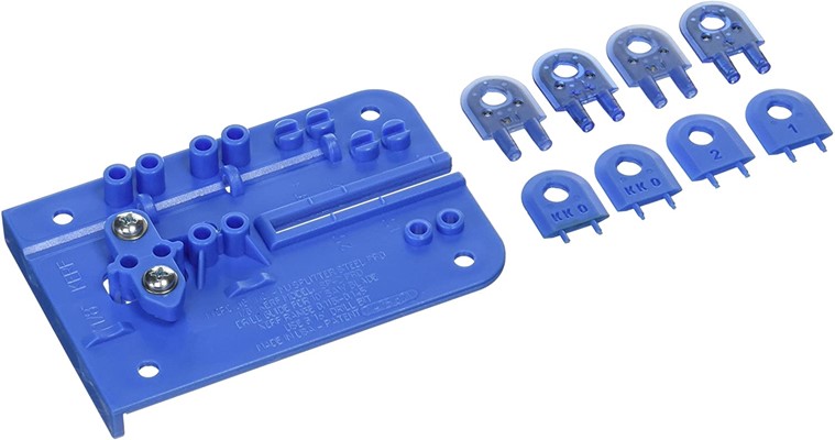 MicroJig Table Saw MJ Splitter SteelPro Kit Standard Kerf (Blue)