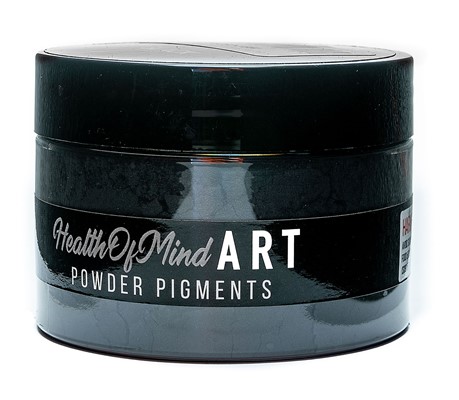 Health of Mind Art Pearlescent Pigment Powder - Jet Black