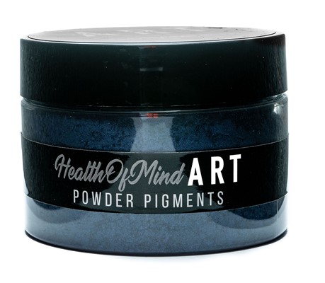 Health of Mind Art Pearlescent Pigment Powder - Tsunami Blue