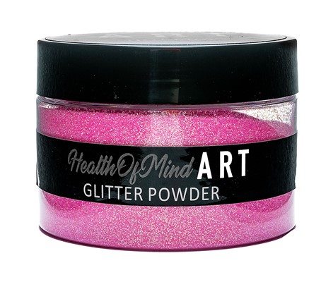 Health of Mind Art Glitter Powder - Hot Pink