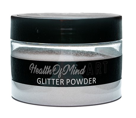 Health of Mind Art Glitter Powder - White Flicker
