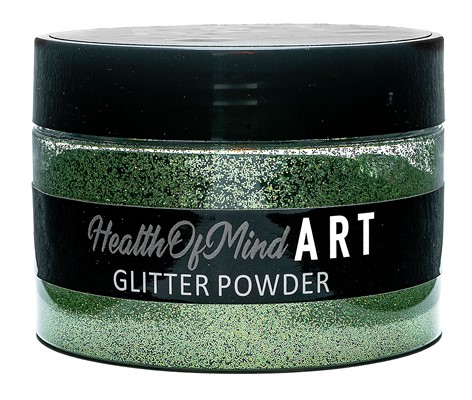 Health of Mind Art Glitter Powder - Grass Green