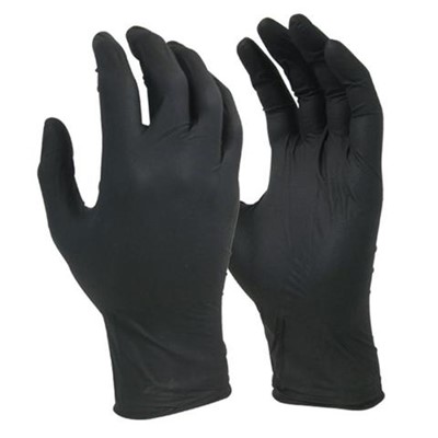 Maxisafe Black Shield Nitrile Disposable Gloves