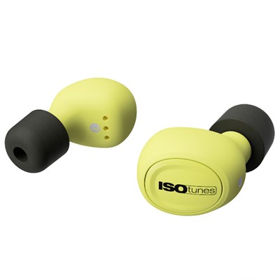 ISOtunes FREE True Wireless Bluetooth Earbuds - Safety Yellow