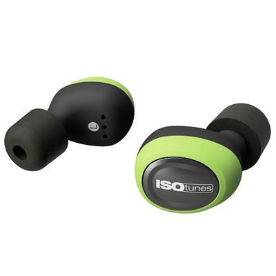 ISOtunes FREE True Wireless Bluetooth Earbuds - Safety Green