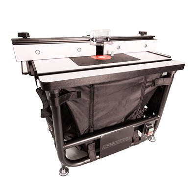 Sherwood MDF/Phenolic Portable Benchtop Router Table with Anodised Aluminium Mounting Plate