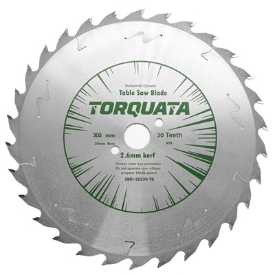 Torquata Thin Kerf Ripping Circular Saw Blade Optimised for Cordless Handheld Circular Saws