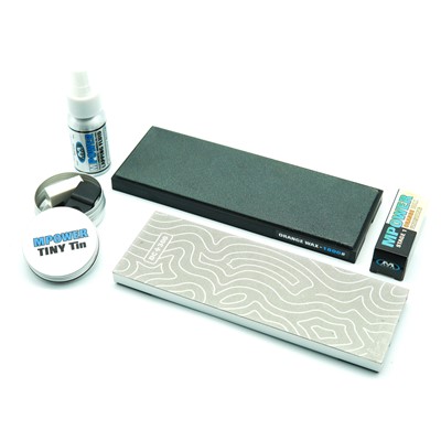 MPOWER Single Sided Diamond Bench Stone 300 Grit Complete Kit