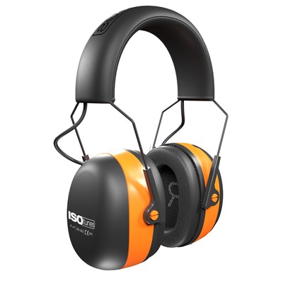 ISOtunes Air Defender Bluetooth Earmuffs Black/Orange EN 352 Certified