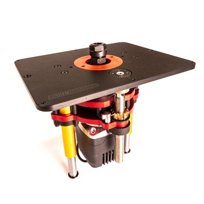 Sherwood Router Lift & Mounting Plate with SRM-1000 Round Body Motor