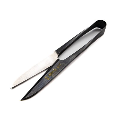 Nigiri 120mm Long Blade Shirogami Scissors with Black Finish
