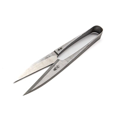 Nigiri 105mm Long Blade Shirogami Scissors with Polished Finish