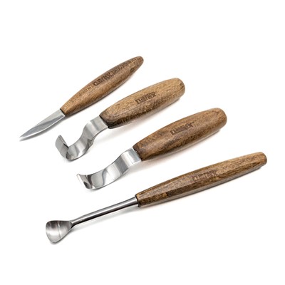 Narex Spoon Carving Kit for Right Handers Set of 4