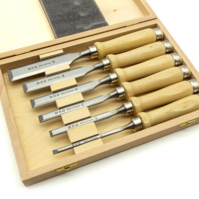 MHG Firmer Chisels Set of Six in Presentation Case