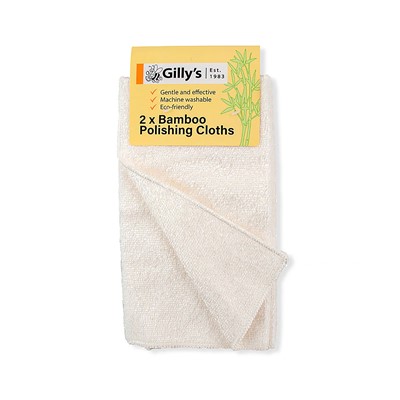 Gillys Bamboo Polishing Cloth Pack of 2