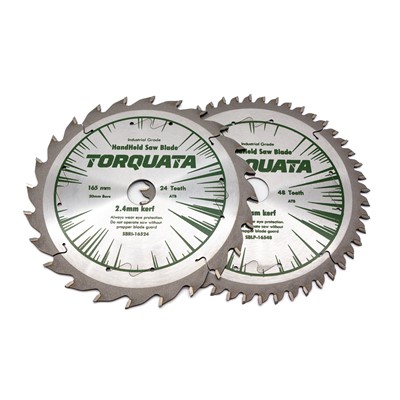 Torquata Circular Saw Blade Set of Two - 165x20mm Thin Kerf