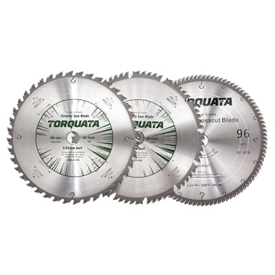 Torquata Circular Saw Blade Woodworking Set of Three - 305x30mm