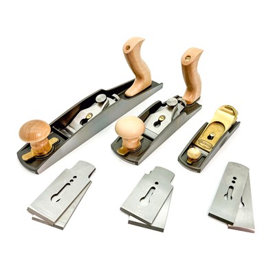 Melbourne Tool Company Low Angle Block, Smoothing and Jack Plane Kit Plus Blades