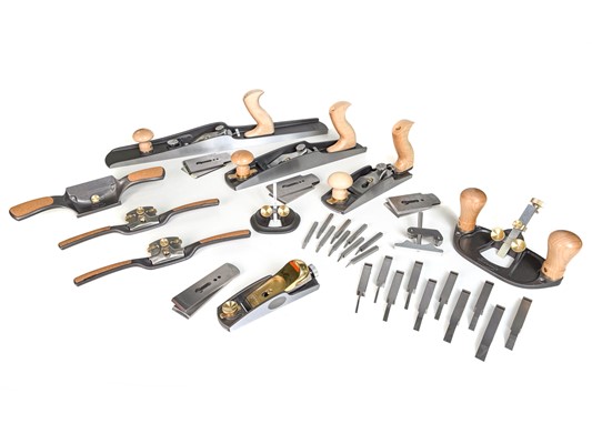 Melbourne Tool Company Kit of Nine Planes and Tools Plus Blades