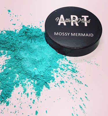 Health of Mind Art Pearlescent Pigment Powder - Mossy Mermaid