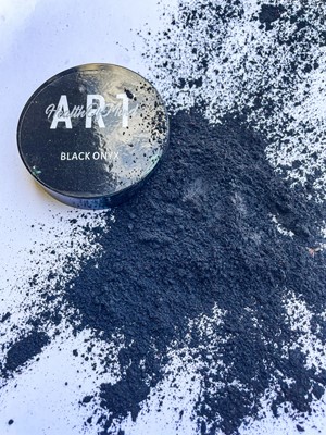 Health of Mind Art Pearlescent Pigment Powder - Black Onyx