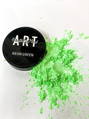 Health of Mind Art Pearlescent Pigment Powder - Neon Green