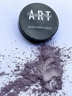 Health of Mind Art Duo Colour Pigment Powder - Purple/Gold